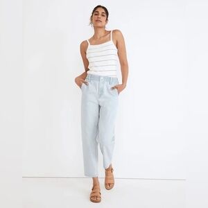 Madewell Size S Pull-On Balloon Jeans in Brittany Wash TENCEL Denim Edition Blue